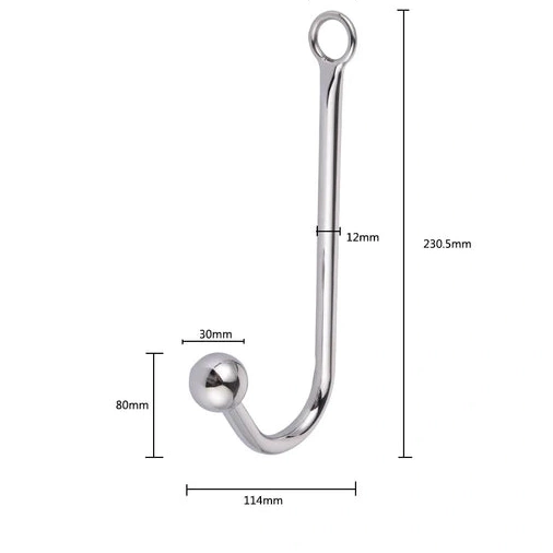 Anal Hooks Hook Elegant Collar Anal Cuffs 5334 and Beaded with 0120